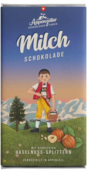 Milch Schokolade mit Haselnuss-Splittern